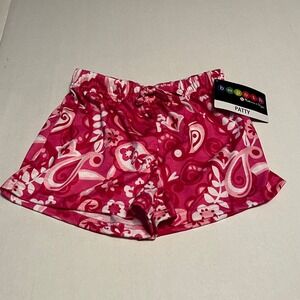 Beeposh by Melissa & Doug pink & white floral Patty shorts NWT girls Size medium